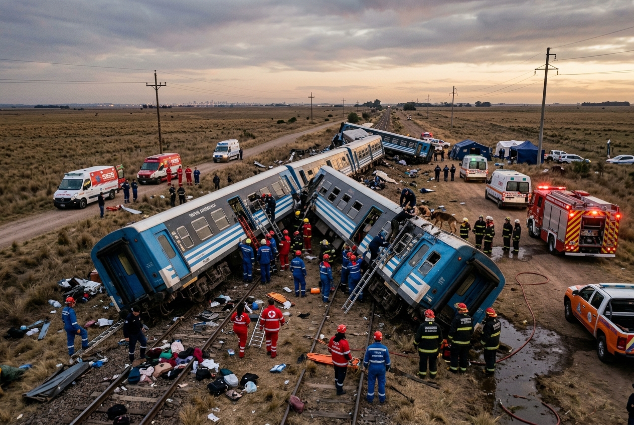 Passenger Train Crashes Off Tracks Outside Rosario, Two Fatalities ...